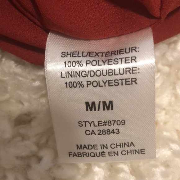 NWOT eclipse red flowy tank - Picture 4 of 4